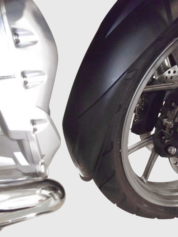 Kit d'extension de garde-boue avant Ermax noir pour R1200GS / Adventure 2013-2016