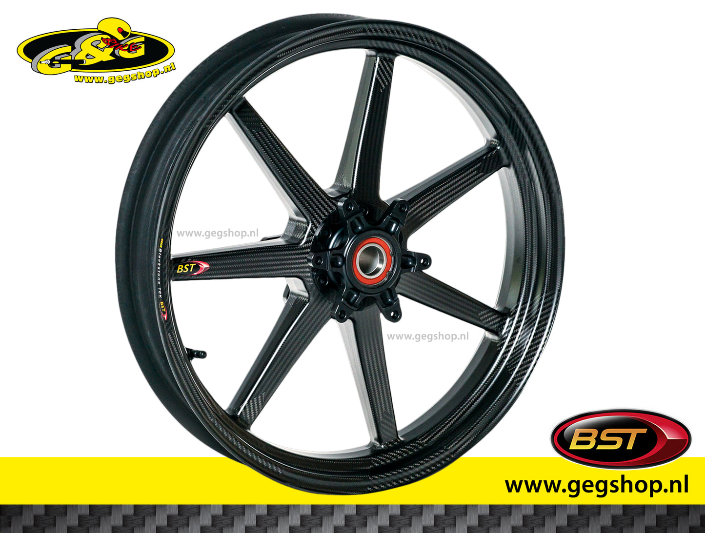 BST Carbon Voorvelg Mamba TEK 3,5 x 17" Suzuki GSX-R1000 (2001-2004)
