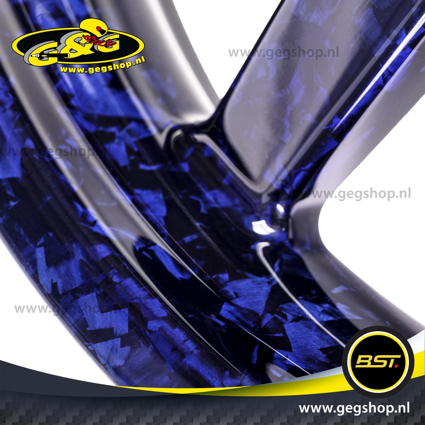 BST Twin TEK 6x17'' carbon achtervelg voor Harley Davidson FLFBS Fat Boy S (2019-2020)