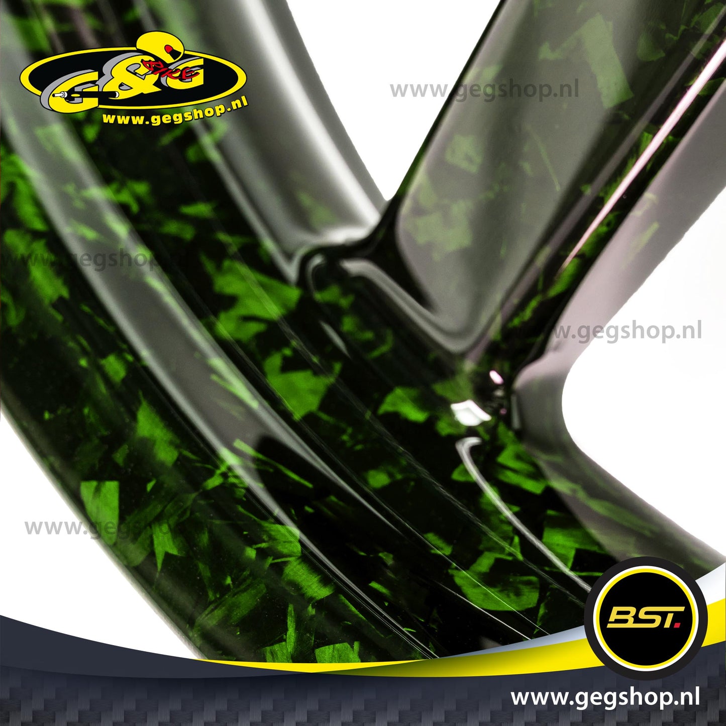 BST Twin TEK 6x17'' carbon achtervelg voor Harley Davidson FLHRC Road King Classic (2009-2013)