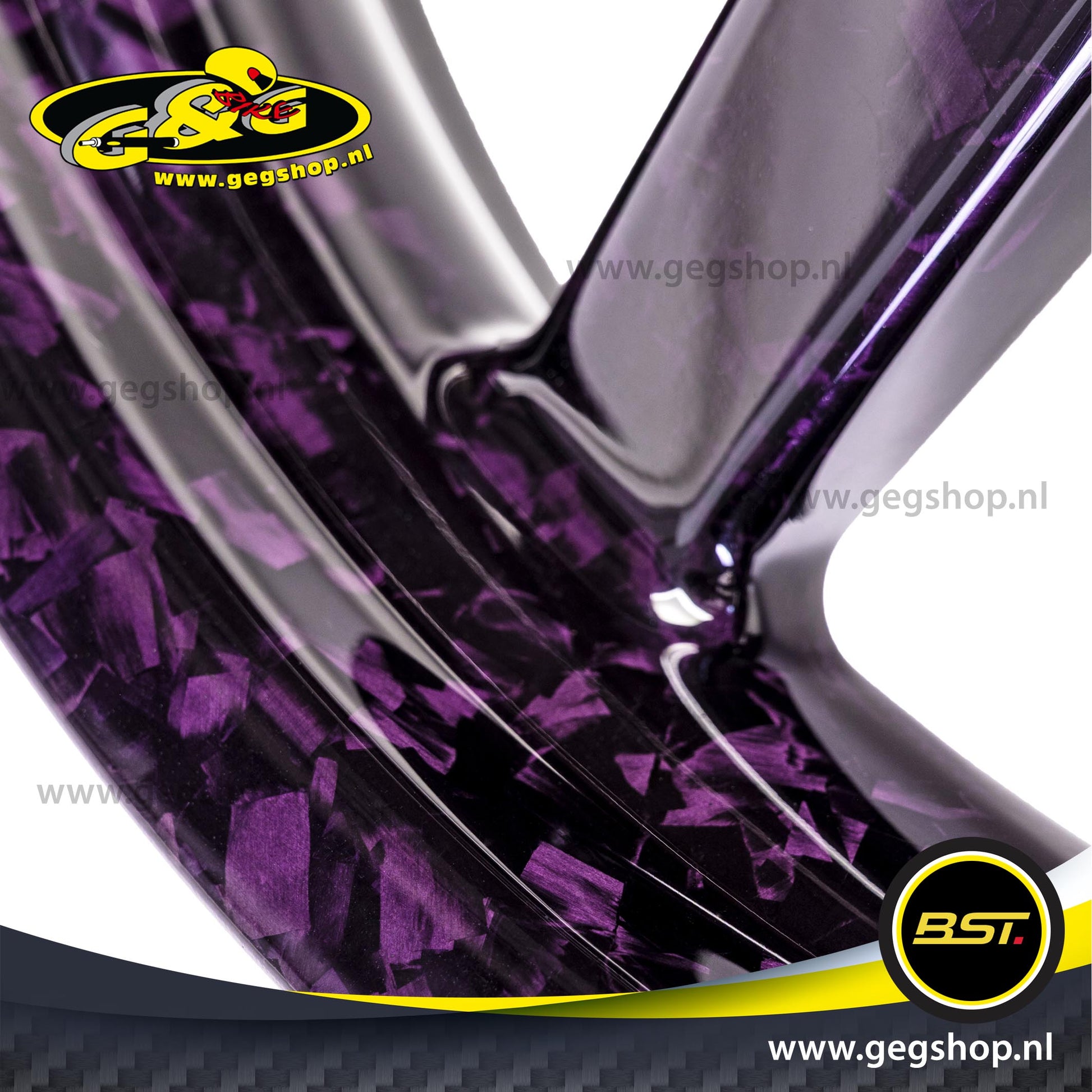 BST Twin TEK 3.5x17" carbon voorvelg voor Harley Davidson FXLRS Low Rider S (2018-2024)