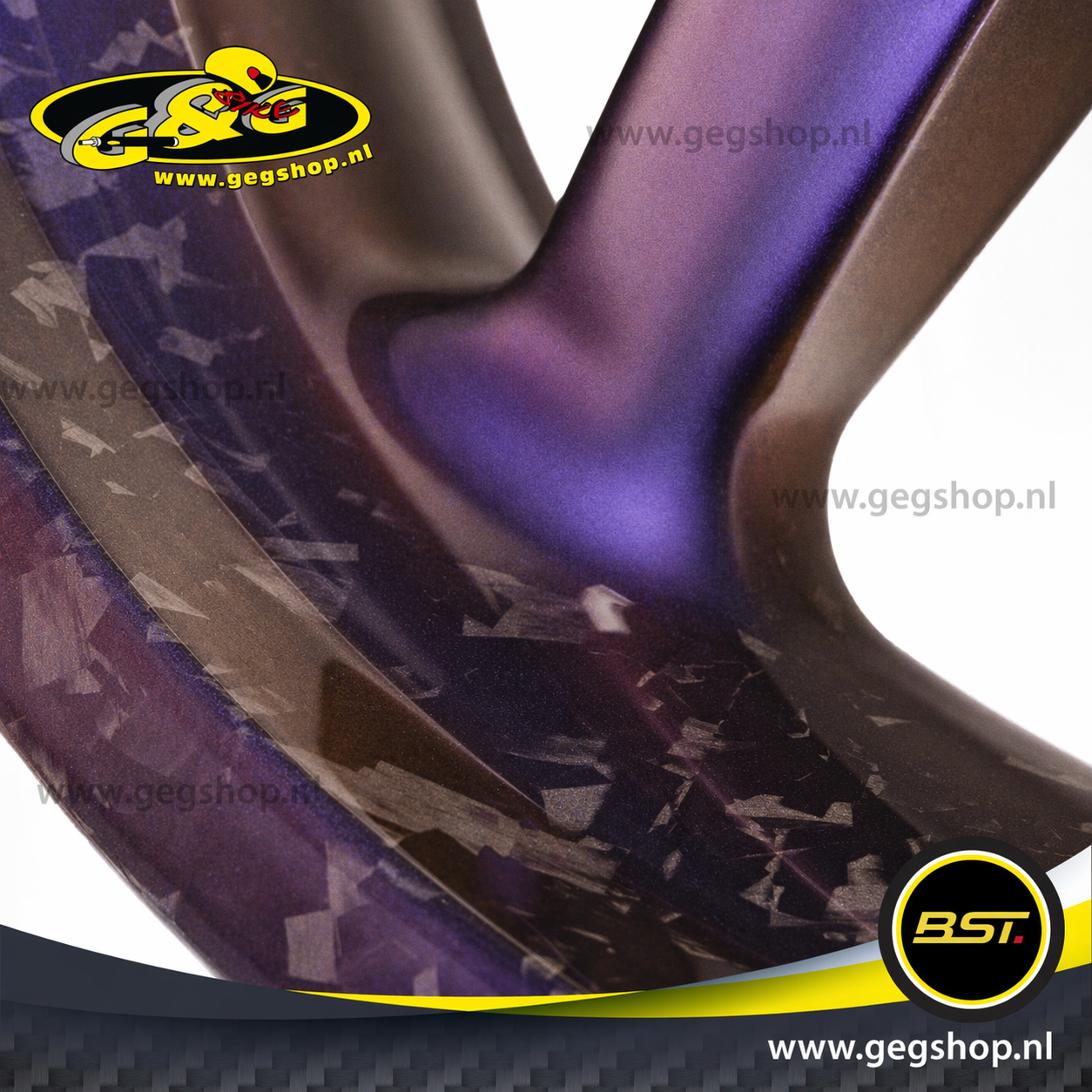 BST Twin TEK 3.5x17" carbon voorvelg voor Harley Davidson FLSTFB Fat Boy Lo (2010-2016)