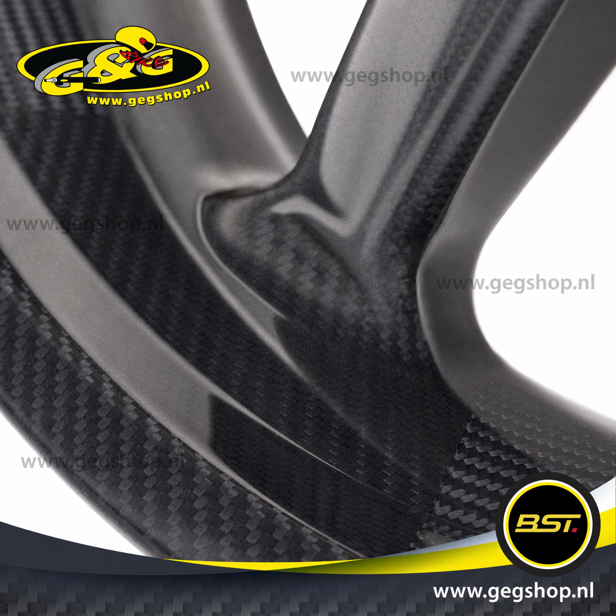 BST Twin TEK 6x17'' carbon achtervelg voor Harley Davidson FLFBS Fat Boy S (2019-2020)