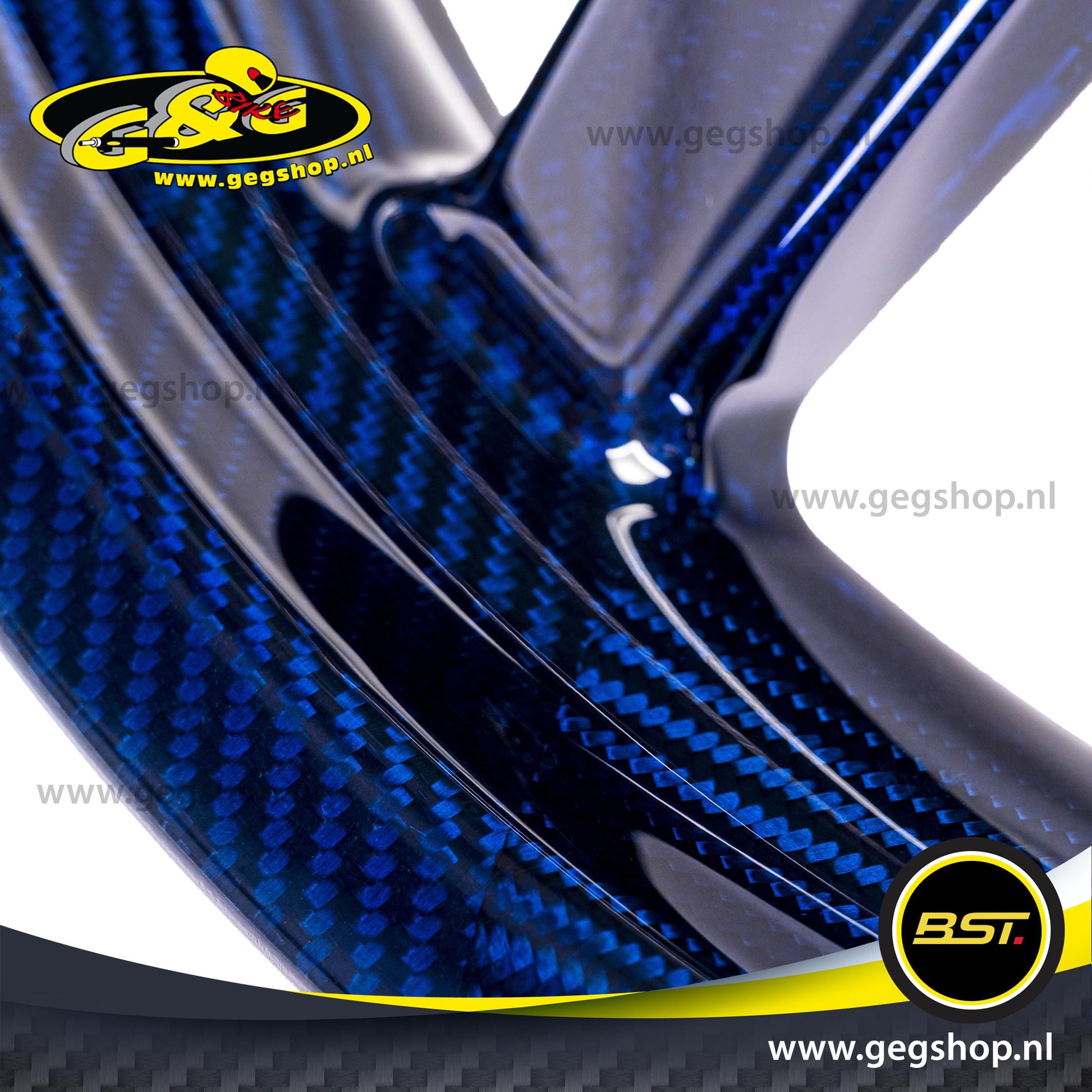 BST Twin TEK 6x17'' carbon achtervelg voor Harley Davidson VRSCD Night Rod (2006-2007)