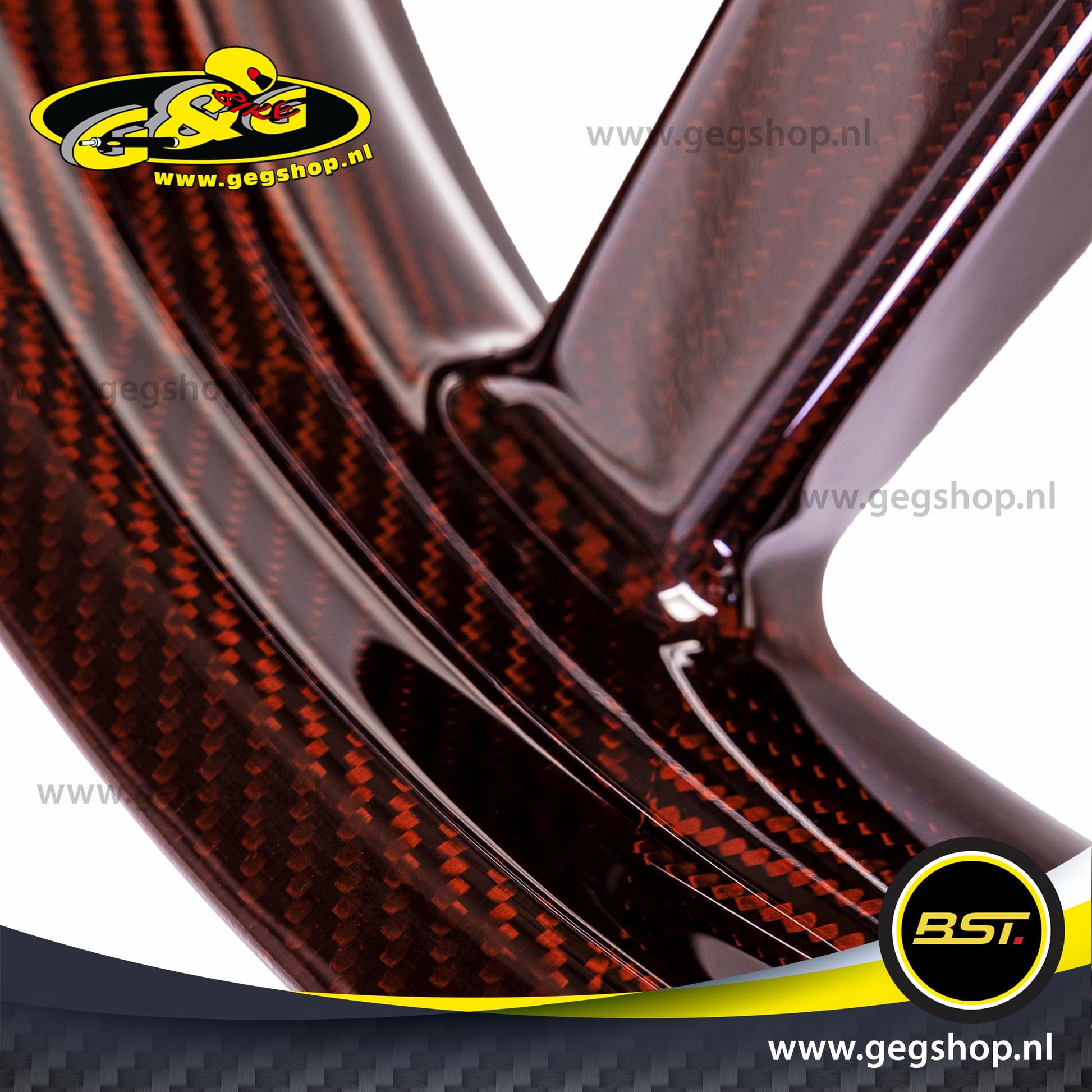 BST Twin TEK 6x17'' carbon achtervelg voor Harley Davidson FLTR Road Glide (2009)