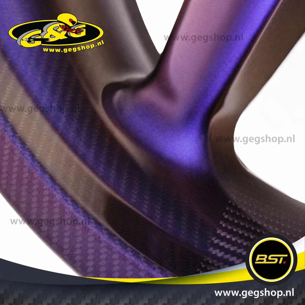 BST Twin TEK 3.5x17" carbon voorvelg voor Harley Davidson FXDF Fat Bob (2008-2017)