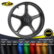 BST Twin TEK 6x17'' carbon achtervelg voor Harley Davidson FLTRX Road Glide (2009 - 2020)