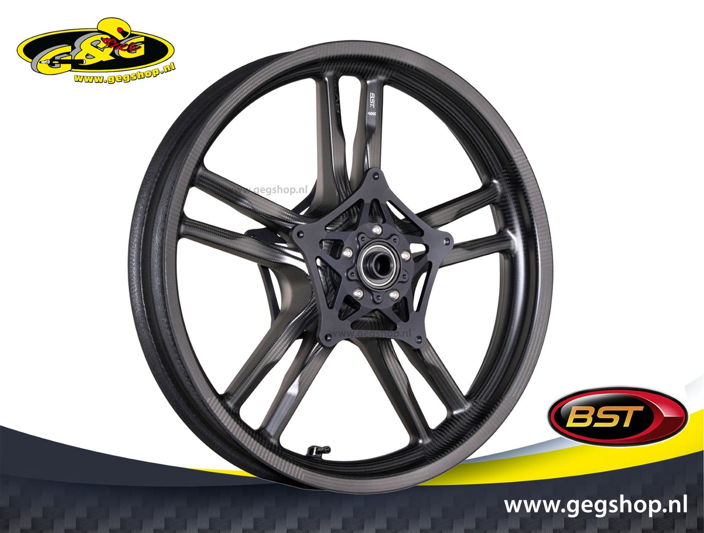 BST AV TEK Carbon Voorvelg 3,0 x 19" – BMW R1300GSA Adventure Option 719 Karakorum (2024+)