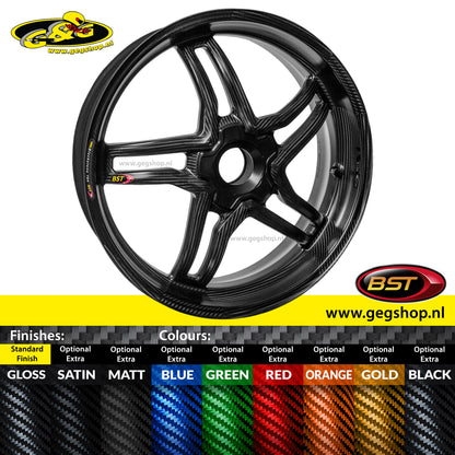 BST Star TEK voorvelg carbon 3,5 x 17" M 1000 RR 2021-2022