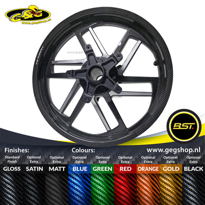 BST Reaper TEK 3.5x19" carbon voorvelg voor Harley Davidson FLHCS Heritage Classic 114 (2018-2020)