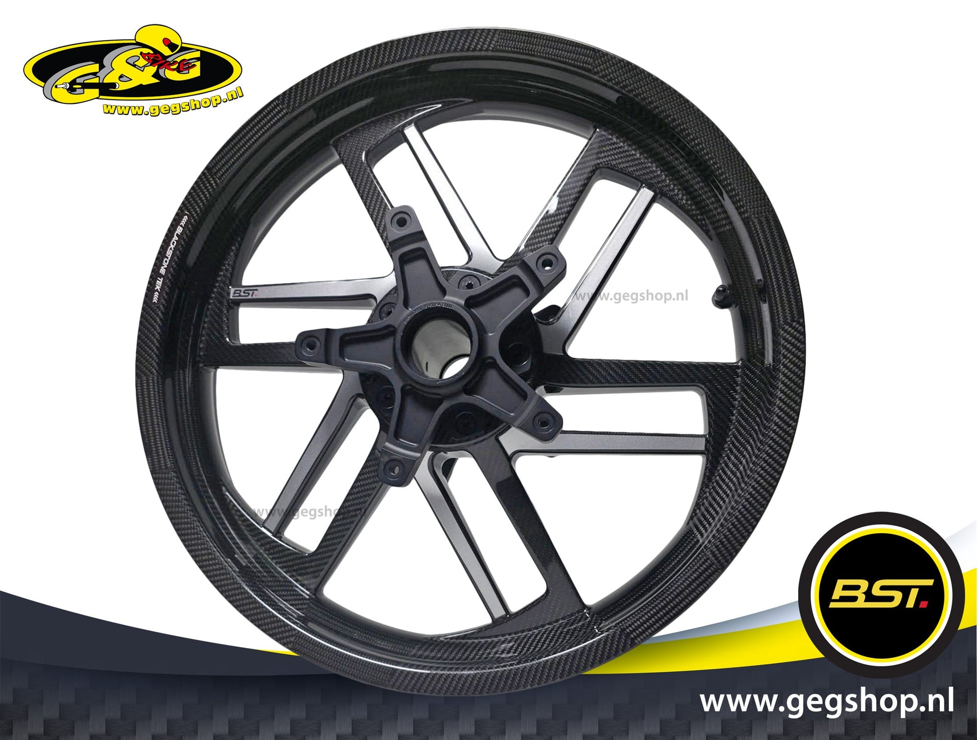 BST Reaper TEK 3.5x19" carbon voorvelg voor Harley Davidson FLHCS Heritage Classic 114 (2018-2020)