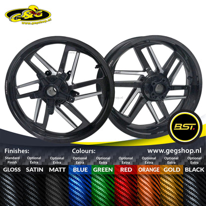 BST Reaper TEK 3.5x19" carbon voorvelg voor Harley Davidson FLHCS Heritage Classic 114 (2018-2020)