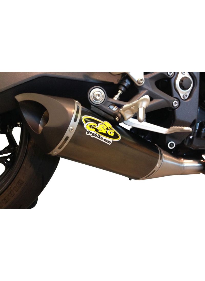 G&G Big Oval Échappement Triumph Street Triple 675 2013-2015
