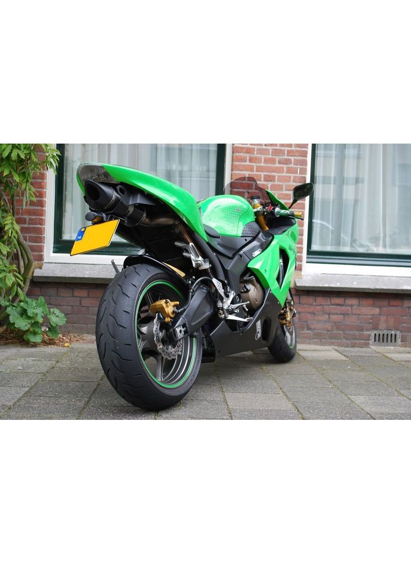 G&G Big Oval Spol-On Échappement Kawasaki ZX6R Ninja 2005-2006
