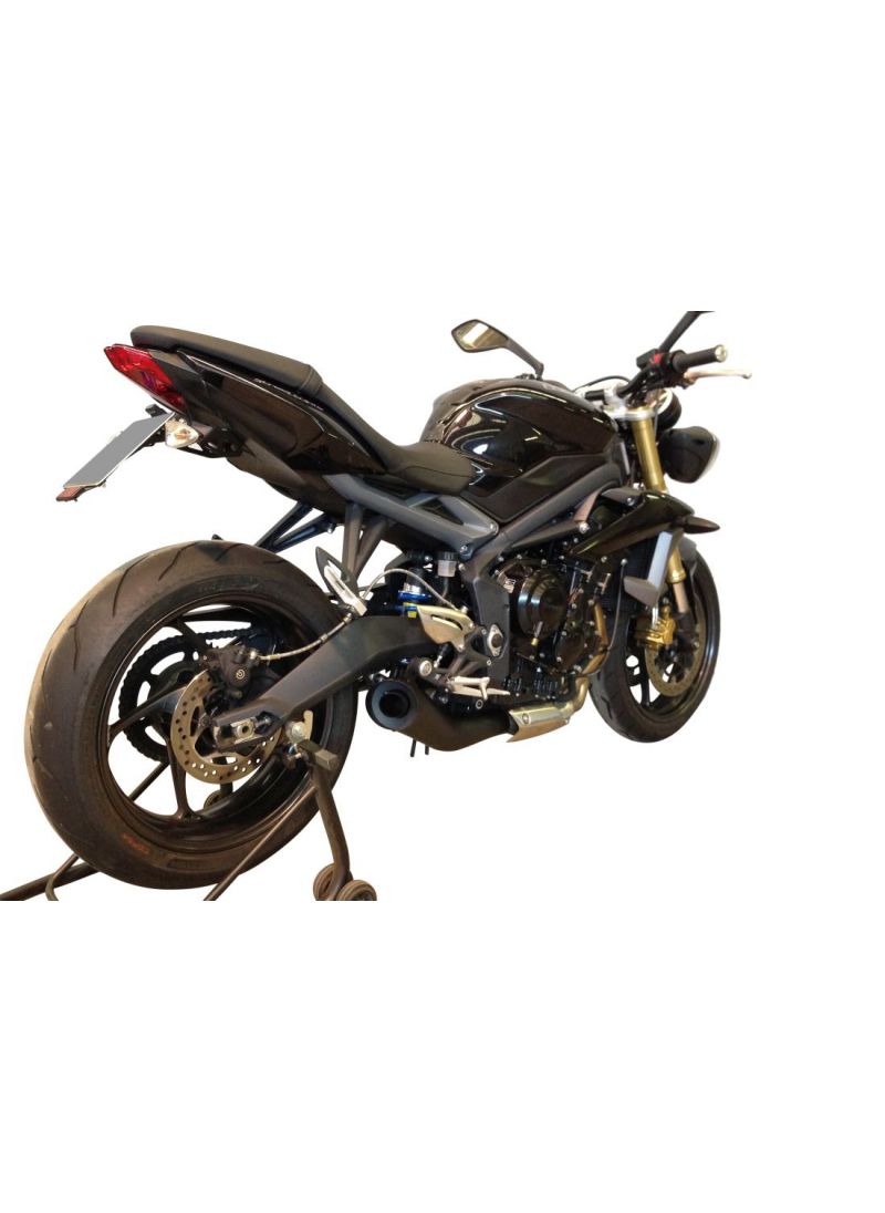 G&G GP Black Échappement Triumph Daytona 675 2013-2015