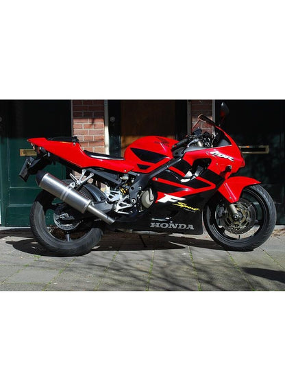 Échappement ovale G&G CBR600F 2001-2006 avec lambda