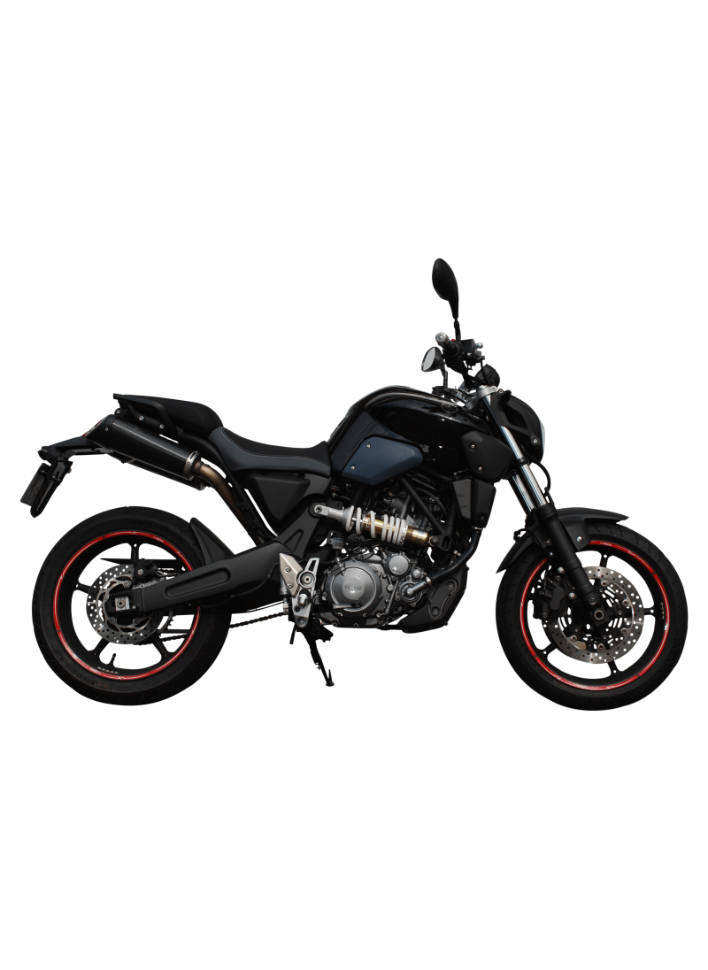 G&G Oval exhaust kit Yamaha MT-03