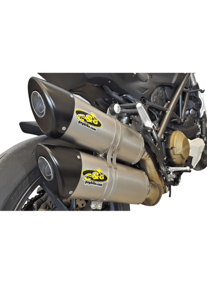 Ensemble d'échappement G&G Ducati Streetfighter 1098