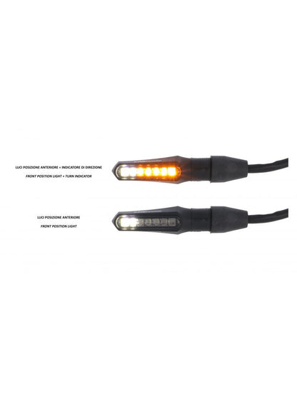 Knipperlicht- en dagrijlicht kit 'Task' CNC Racing BMW R12 S (2025+)