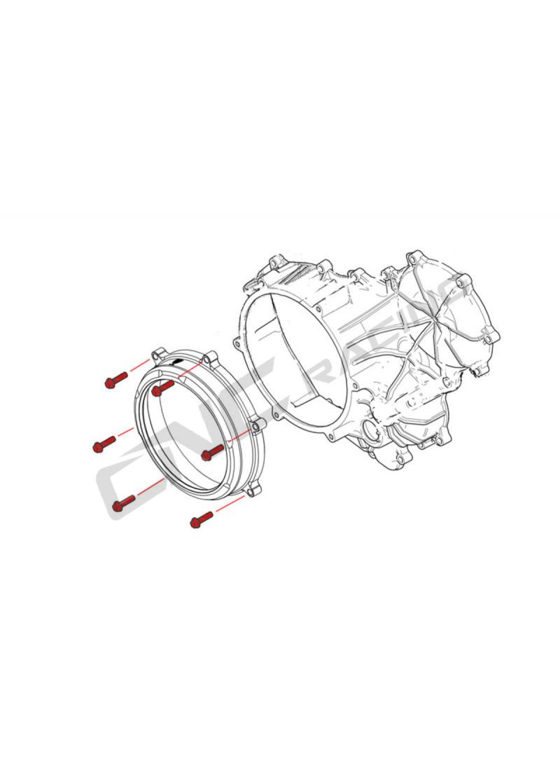 Titanium boutenset koppelingsdeksel Ducati Streetfighter V4S (2025+)