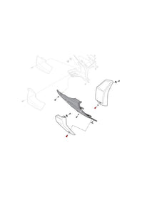 Radiator zijpanelen boutenset Ducati Streetfighter V4S (2025+)