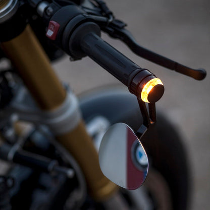 Motogadget Mo.Blaze Bar-End Knipperlichten – Links -2024 Rechts (6002015 / 6002016) – (gebruikt)