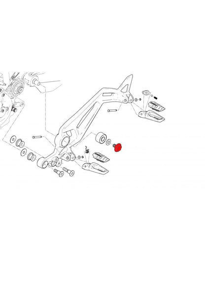 Central Bolt Kit voor original Remschakelsets Ducati Monster V2 + (Plus) (2026+)