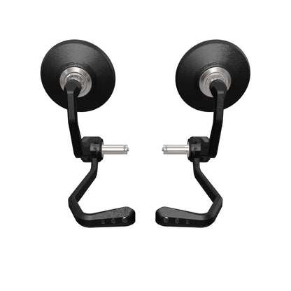 Bar End Spiegels (Retro) incl. Rem- en Koppelingshendel Beschermer Set Evotech - Ducati Streetfighter V4 (2020 - 2024)