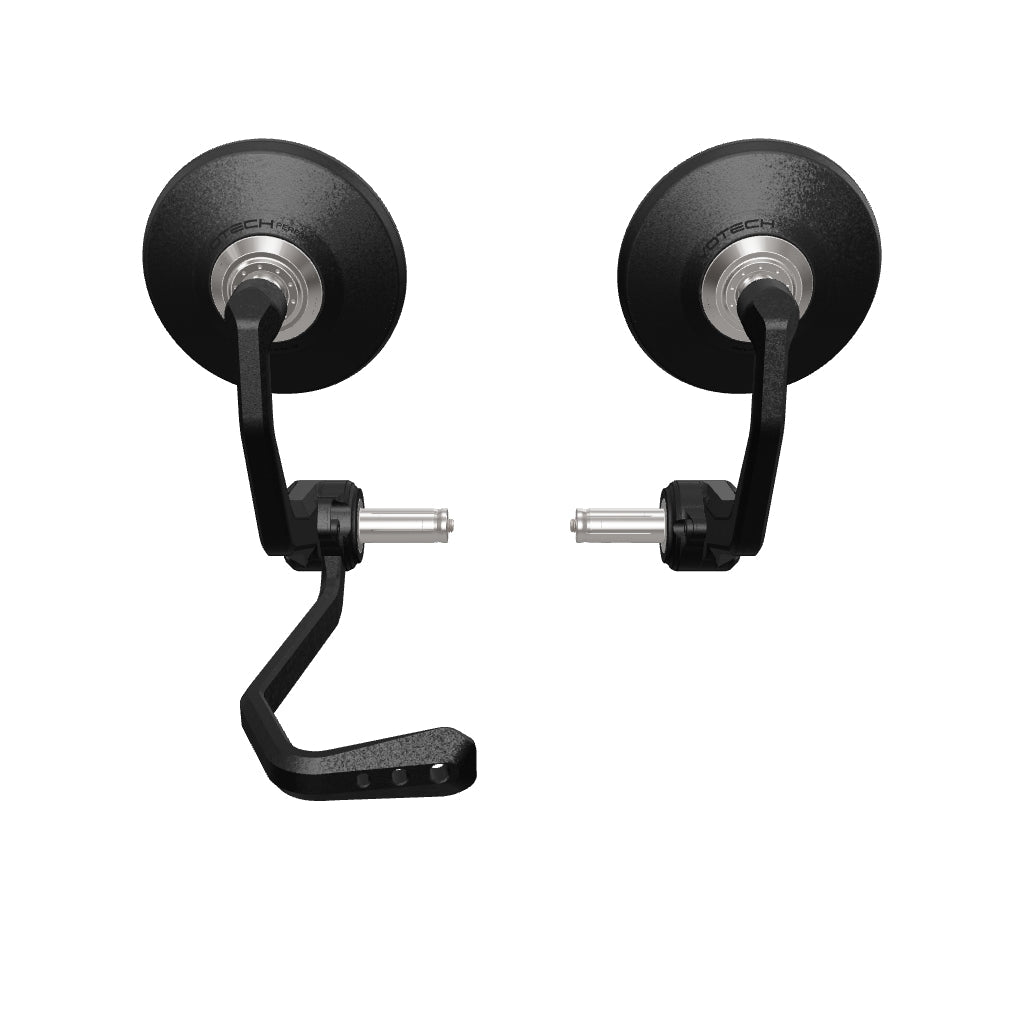 Bar End Spiegels (Retro) incl. Remhendel Beschermer Set Evotech - Ducati Streetfighter V4 SP (2022 - 2024)