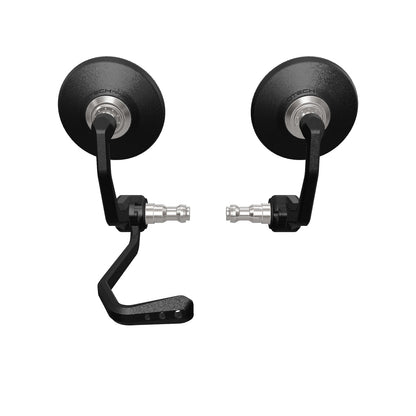 Bar End Spiegels (Retro) incl. Remhendel Beschermer Set Evotech - Ducati Monster V2+ (Plus) (2026+)