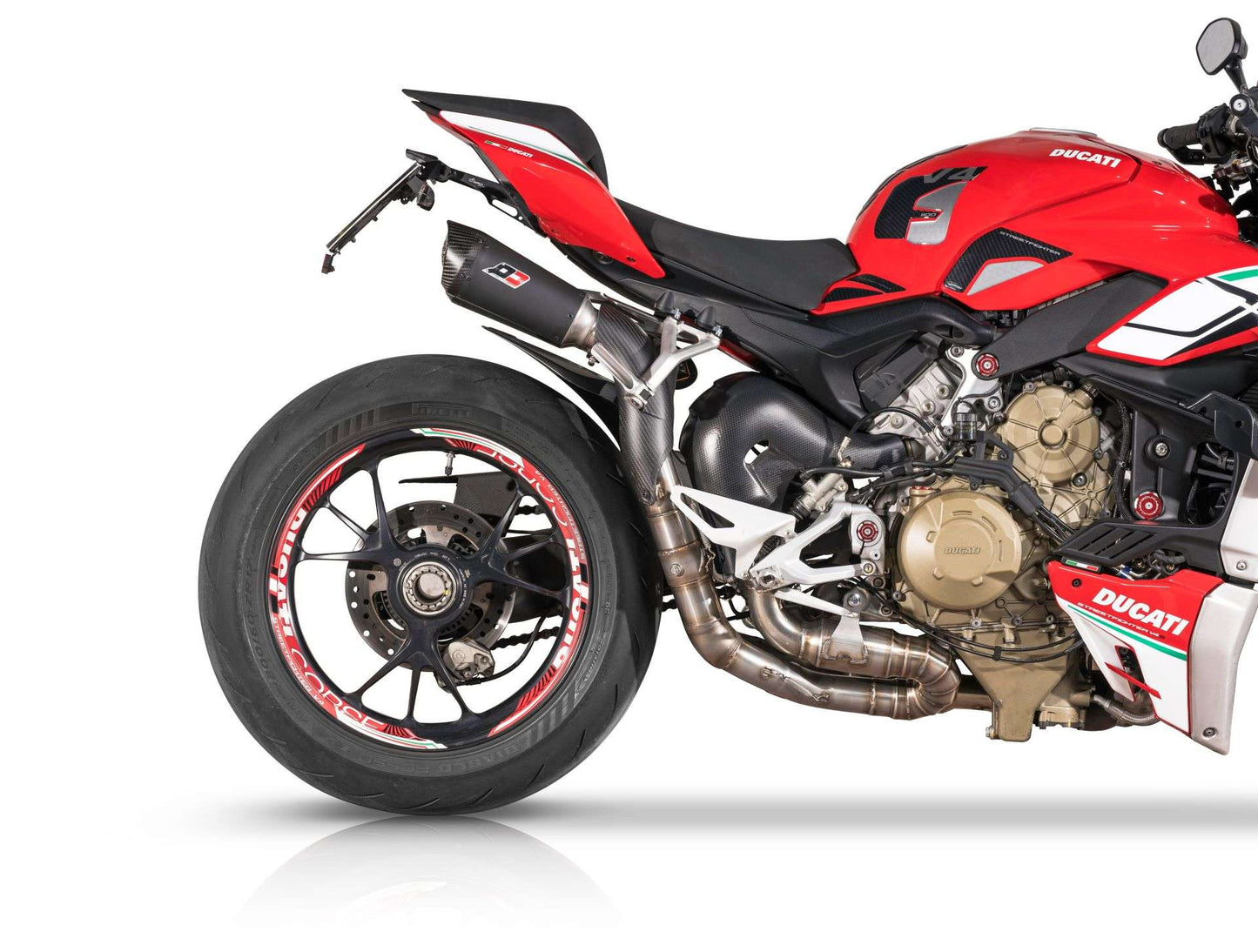 QD Exhaust semi-compleet uitlaatsysteem Ducati Streetfighter V4 (2020–2024) Euro 5