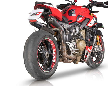 QD Exhaust semi-compleet uitlaatsysteem Ducati Streetfighter V4 (2020–2024) Euro 5