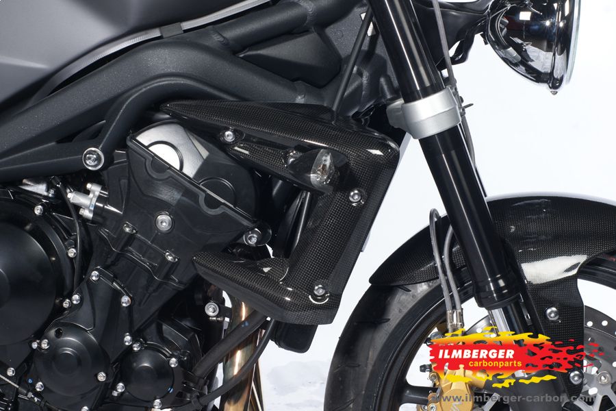 Radiateur Cover Right Carbon Triumph Street Triple R (2013-2016)