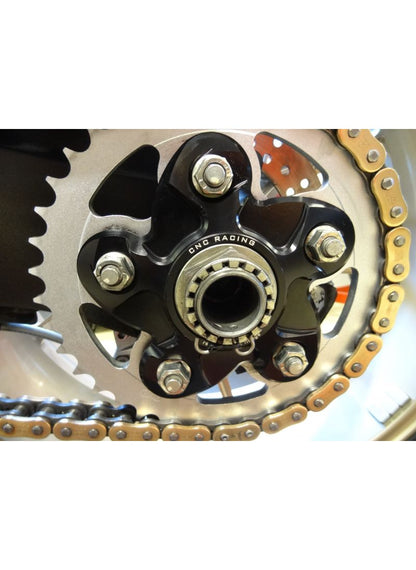 Achtertandwieldrager 5-bouts (smalle achteras) models Ducati Hypermotard 1100 EVO (2010-2012)