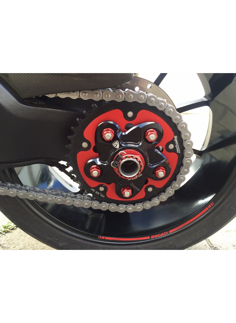 Achtertandwieldrager 5-bouts (smalle achteras) models Ducati 998S (2002-2003)