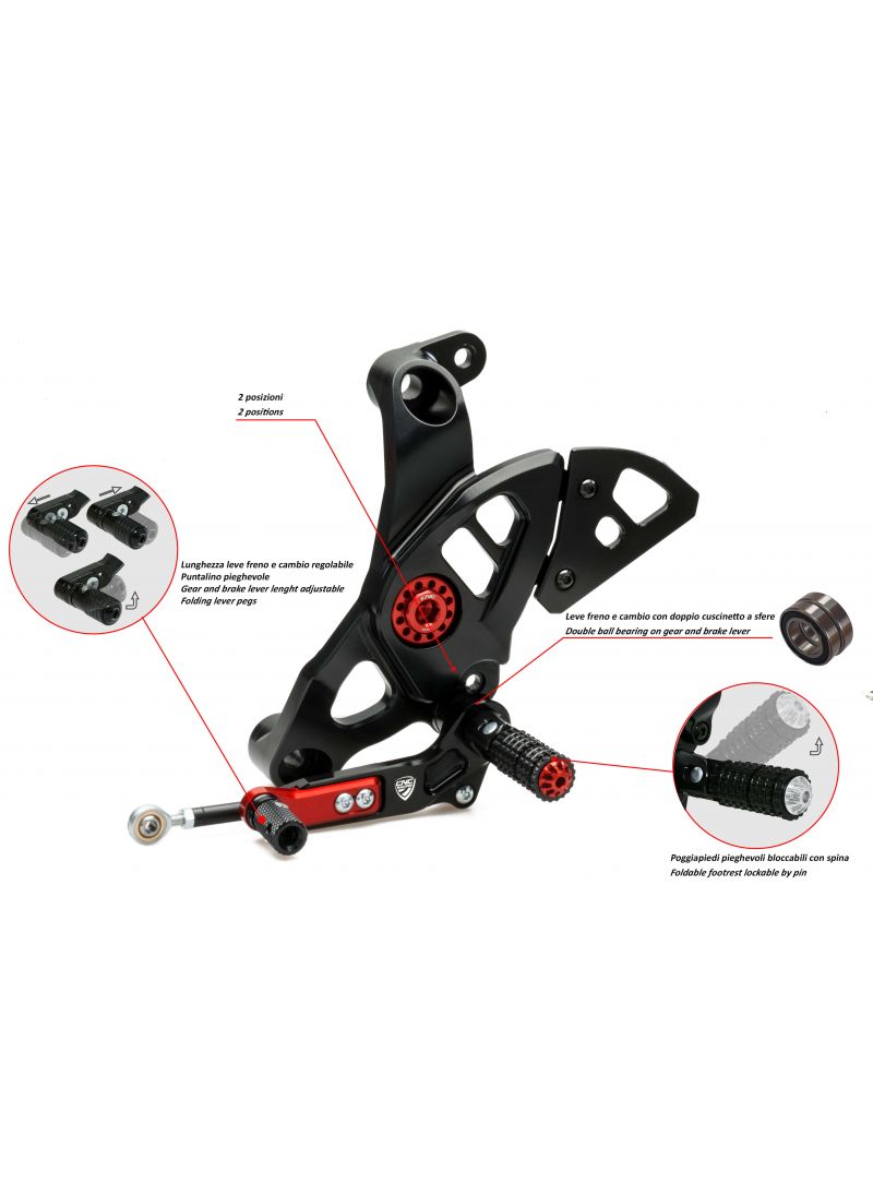 Rearset Ducati Monster 1200R