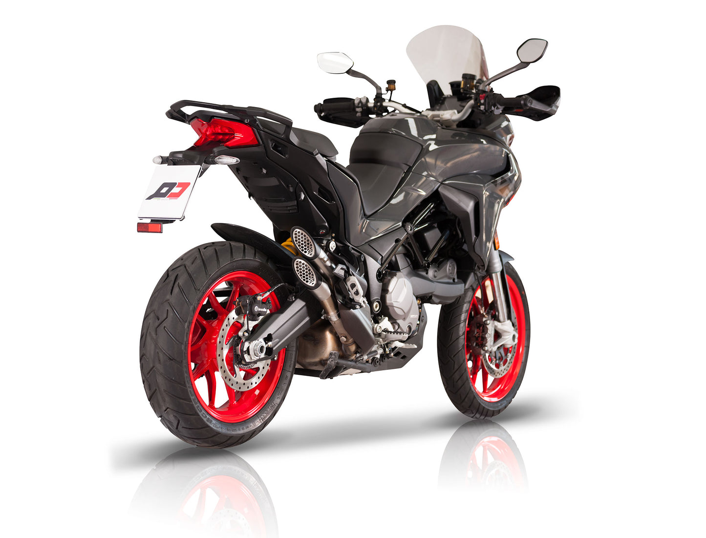 QD slip-on uitlatenset Power-Gun Ducati Multistrada V2 (2022-2024)