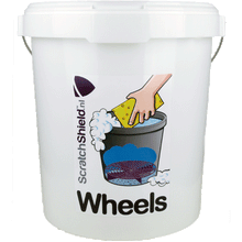 Roues de seau à gratter