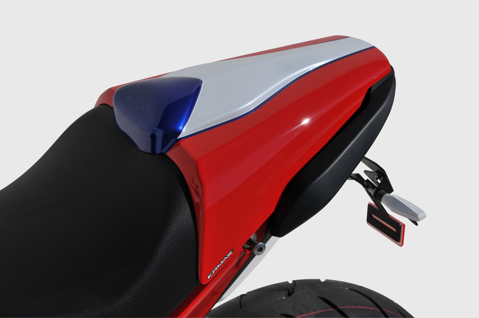 Ermax duoseat seatcover (monozit) Honda CB650F 2014 2015 2016 HRC Tricolore Blue-Red-White left
