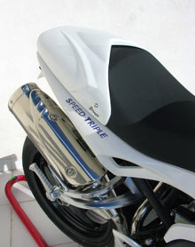 Ermax duoseat seatcover (monozit) Triumph Speed Triple 1050 2005-2007 Fusion White
