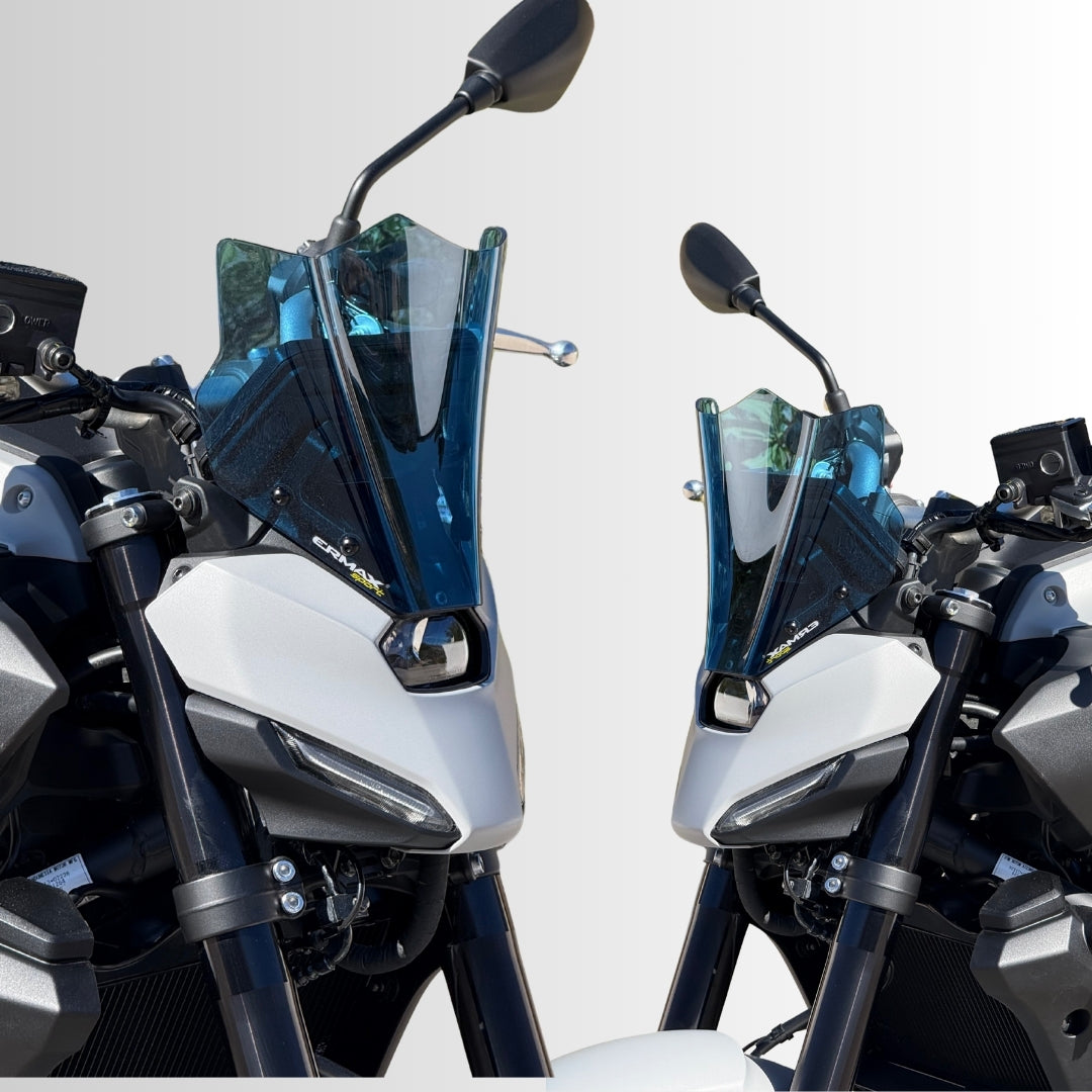 Ermax sport windscherm 22,5 cm + montagekit – Yamaha MT07 (2025+)