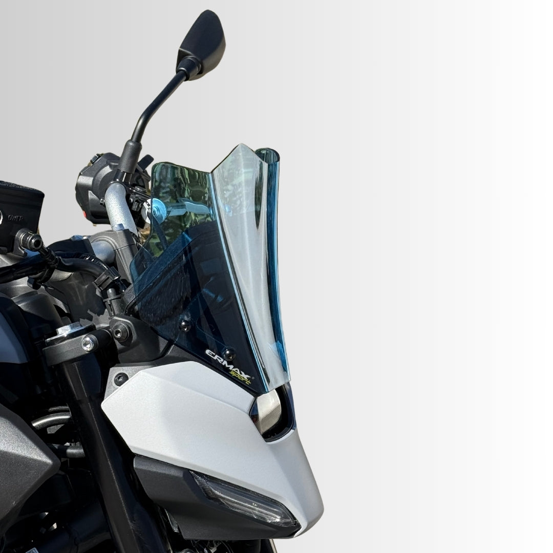 Ermax sport windscherm 22,5 cm + montagekit – Yamaha MT07 (2025+)