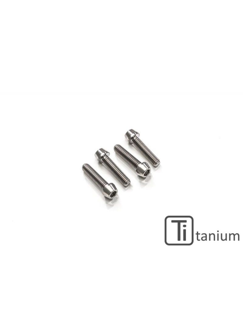 Screws Handlebar Clamp set M8x25 (4 pcs.) - Titanium Ducati Hypermotard 1100 EVO (2010-2012)