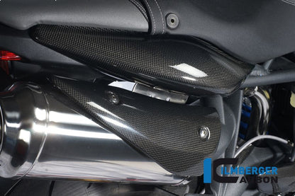 Couverture d'échappement à droite Triumph Street Triple R (2009-2012)